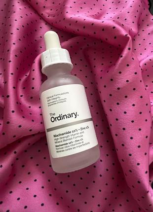 Сироватка для обличчя the ordinary niacinamide 10% + zinc 1%