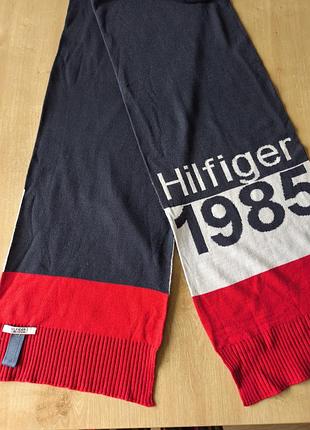 Большое мужской двухслойный шарф  tommy hilfiger, оригинал.