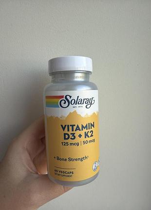 Solaray vitain d3 + k2