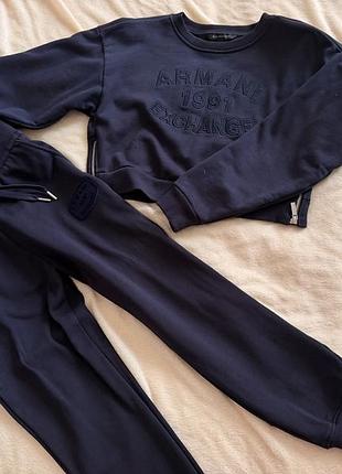 Спортивний костюм жіночий armani exchange синій