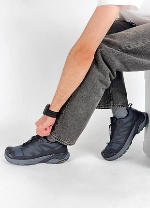 Водонепроникні кросівки salomon x-adventure gtx bluish grey black