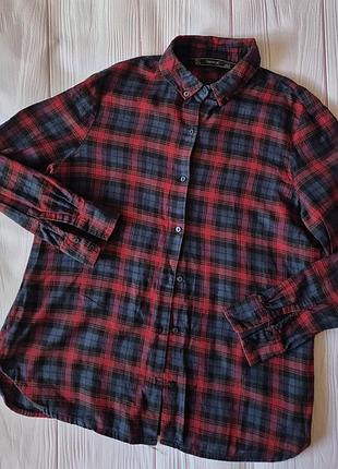Рубашка в клетку zara 3