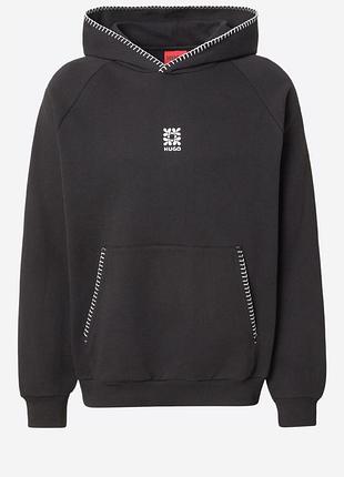 Чорний світшот darohood' від hugo boss
