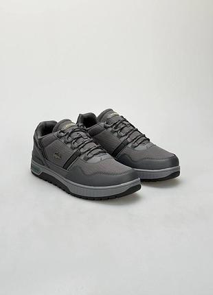 Водонепроникні кросівки lacoste t-clip winter gtx grey