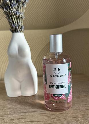 Туалетная вода the body shop 100 ml british rose 🌹