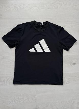 Футболка чоловіча adidas big logo чорна