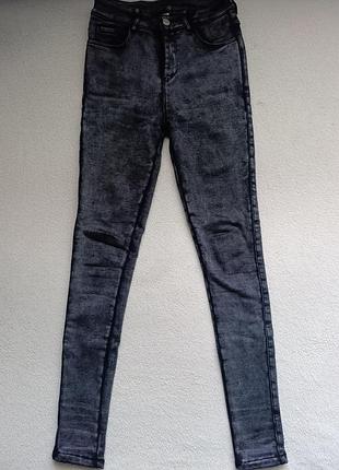 Джинсы женские clothesn bst giving butn утепленные