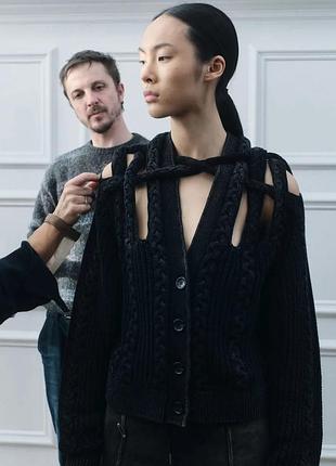 Кардиган h&m x glenn martens лімітка