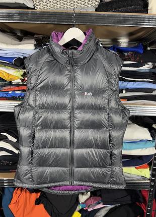 Rab neutrino women down vest gilet pertex insulated m size