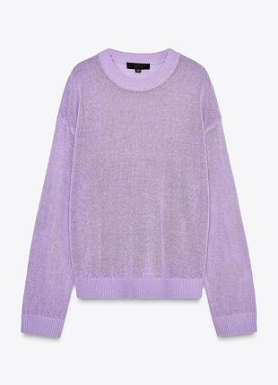 Свитер женский zara лиловый