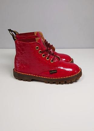 Черевики dr. martens 1460 classic girls premium leather red/gym 32 р. оригінал