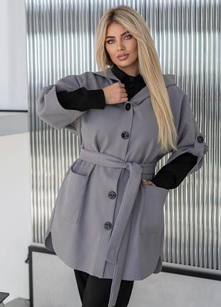 Жiноче пальто дафлкот 9