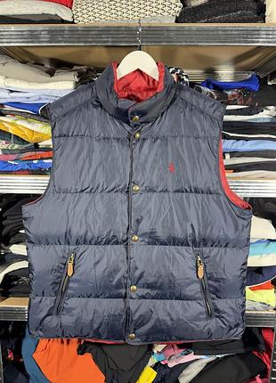 Polo ralph lauren reversible down vest men xl size