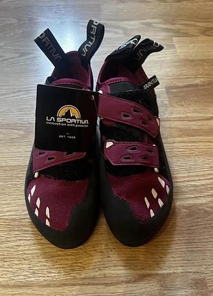 Женские скальные туфли la sportiva tarantula, размер 36 (red plum)