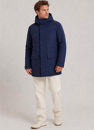 Парка мужская зимняя jack&amp;jones xxl темно-синяя однотонная (12345695-21)