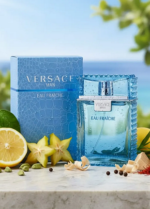 Чоловічий парфум  man eau fraiche edt 100 мл, версаче мен
