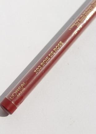 🥀 нюдовий лиловий рожевий олівець для губ l'oreal paris color riche le lip crayon loreal лореаль нюд 302 bois de rose