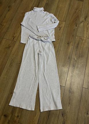 Костюм-комплект pull&bear, кофта + широкі штани, р. xs