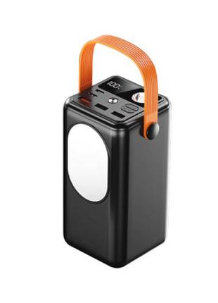Внешний аккумулятор power bank а-01 50000 мач с дисплеем и фонариком usb-c/usb-a