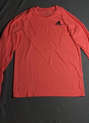 Кофта чоловіча adidas з довгим рукавом, коралова