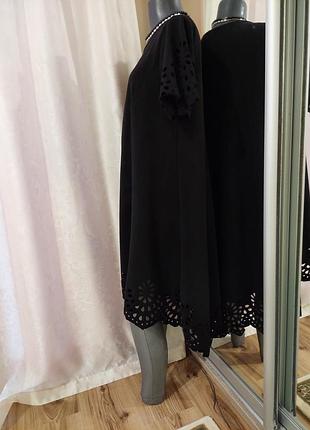 Асимметричное с перфорацией платье 👗 2