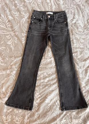 Джинси zara flare кльош з розрізами збоку 9 років 134 см
