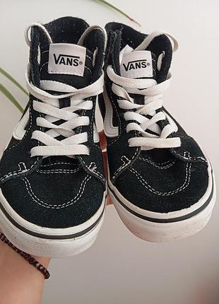 Высокие детские кеды vans sk8-hi 31