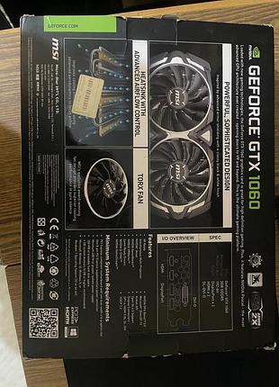 Видеокарта 1060 3 гб армор 2