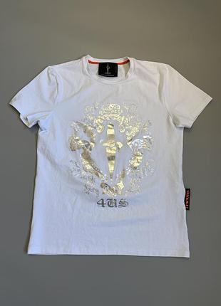 Футболка 4us cesare paciotti size m dolce mcqueen diesel