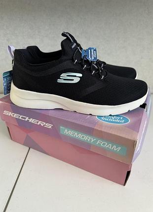 Кросівки повсякденні skechers чорний розмір 38,5 kw8366