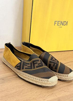 Оригінальні еспадрильї fendi ff 2