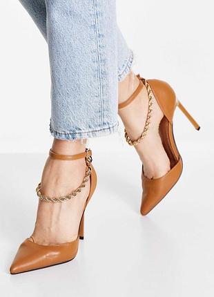 Нові туфлі-човники asos design 38-38,5розмір