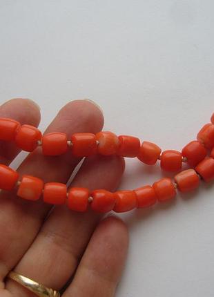Коралловые бусы, намисто, колье. 9