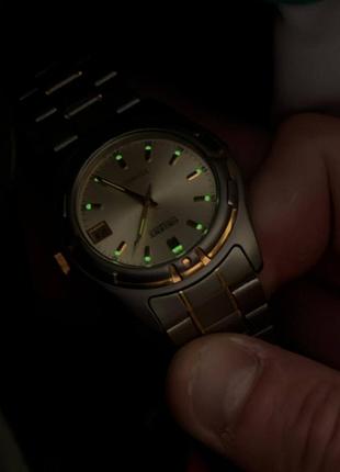 Чоловічий механічний годинник orient automatic titanium (двоколірний/біколор) 5