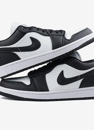 Jordan 1 low black white 3