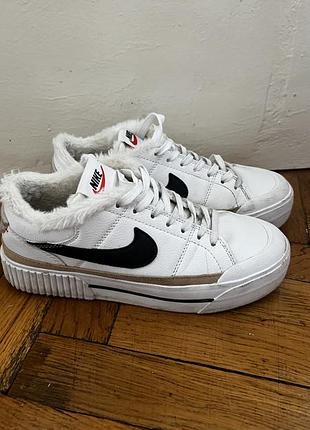 Кросівки жіночі nike зимові білі
