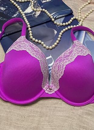 Victoria’s secret шикарний бюст кольору фуксії з мереживом