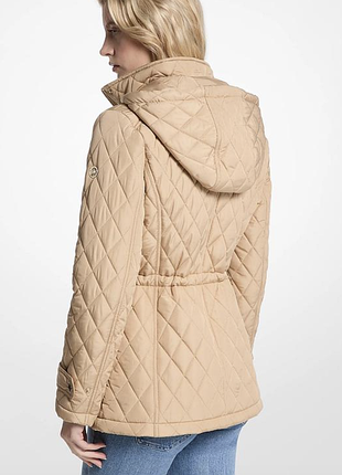 Стьобана куртка michael kors quilted hooded jacket 2