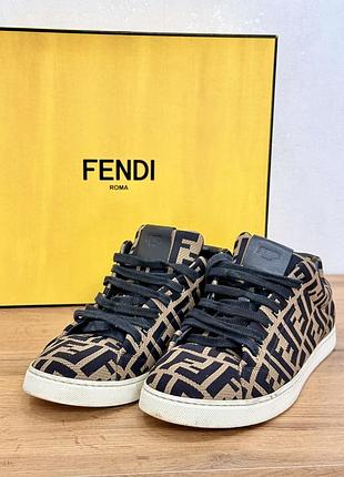 Чоловічі кеди fendi ff monogram