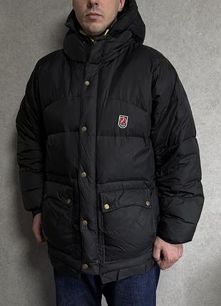 Куртка чоловіча пухова fjallraven expedition down jacket, чорна, l