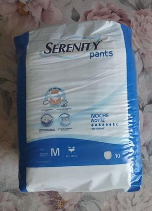 Підгузки для дорослих serenity pants noche/notte, розмір m, 10 шт.