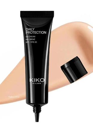 Kiko milano daily protection bb cream spf30 01,03 porcelain тональний крем