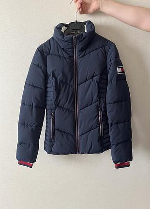 Куртка жіноча tommy hilfiger темно-синя