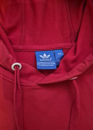 Худі унісекс adidas червоне 2