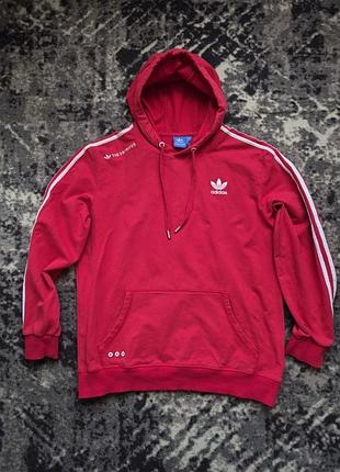 Худі унісекс adidas червоне 4