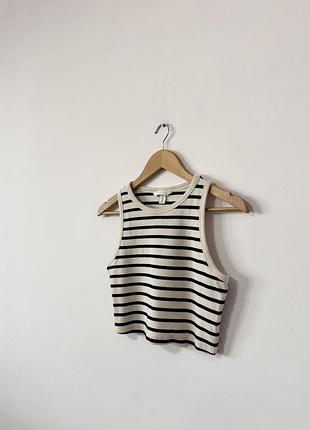 Базовий топ в рубчик h&m🌿