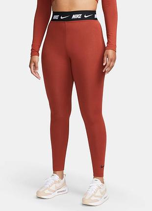 Спортивні легінси жіночі nike sportswear club high-waisted leggings лосіни nike