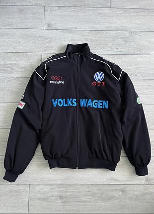 Гоночна куртка бомбер вінтаж фольцваген volkswagen gti tnt racingline vintage size xl хл розмір оригінал
