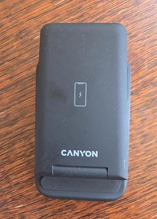 Зарядна станція canyon cns-wcs304b 3 в 1, 15 вт