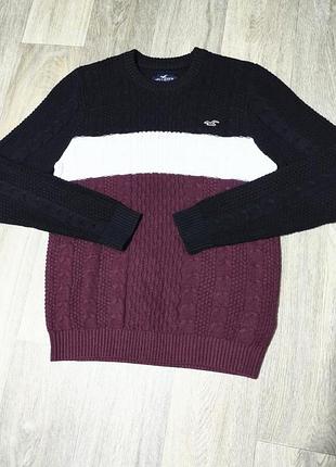 Чоловічий брендовий светр hollister, розмір м.